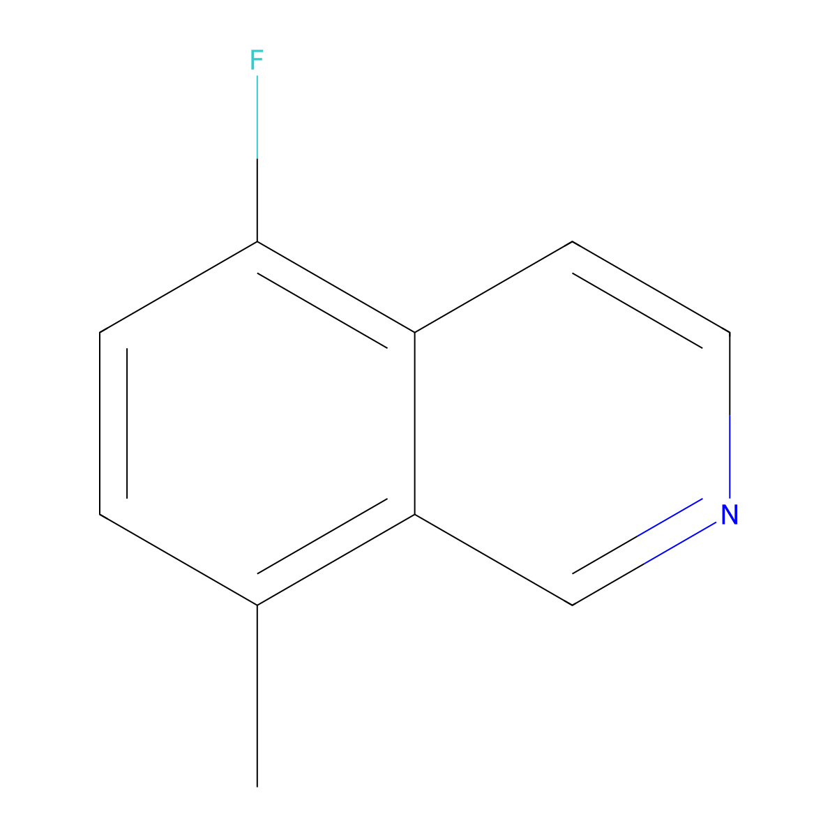 5-Fluoro-8-methylisoquinoline molecular structure, CAS 2059994-57-7