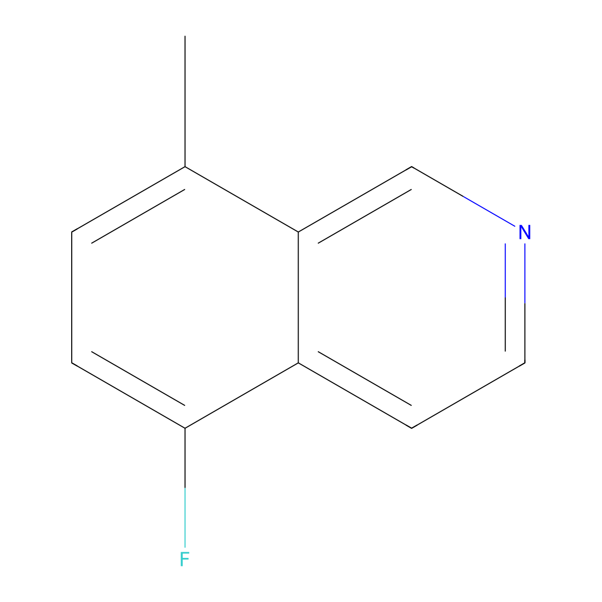 5-Fluoro-8-methylisoquinoline molecular structure, CAS 2059994-57-7