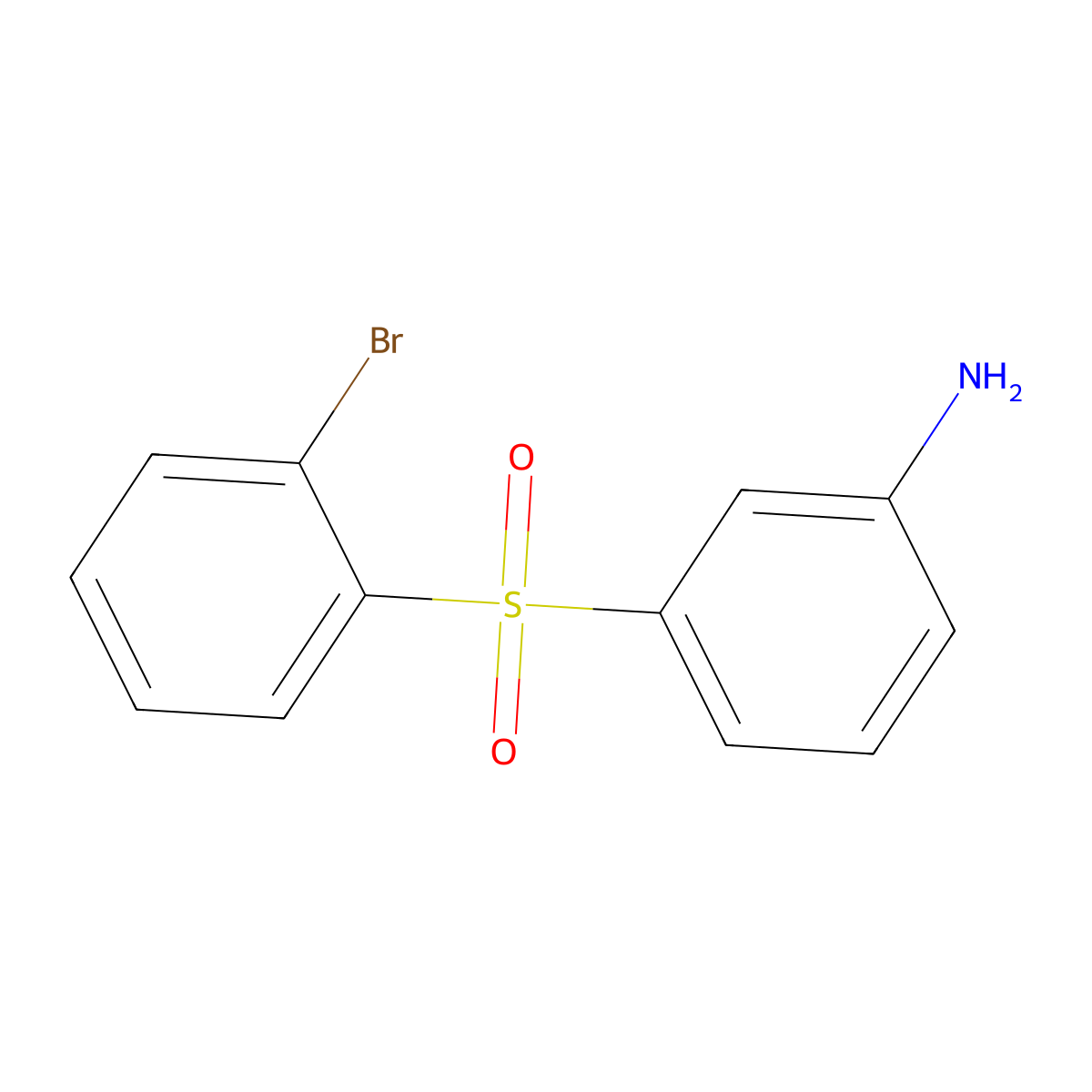 3-(2-Bromobenzenesulfonyl)aniline molecular structure, CAS 2059998-86-4