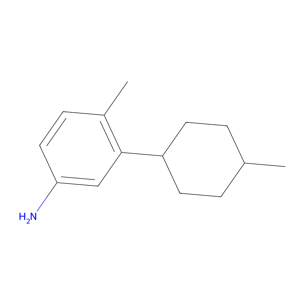 4-Methyl-3-(4-methylcyclohexyl)aniline molecular structure, CAS 2059998-90-0