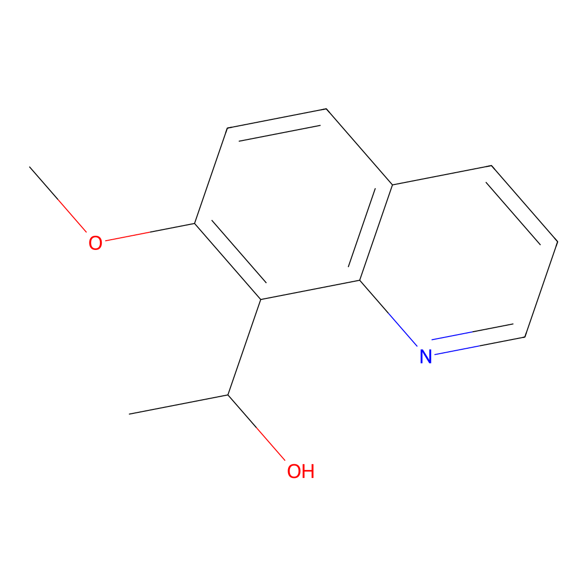 1-(7-Methoxyquinolin-8-yl)ethan-1-ol molecular structure, CAS 2059999-15-2