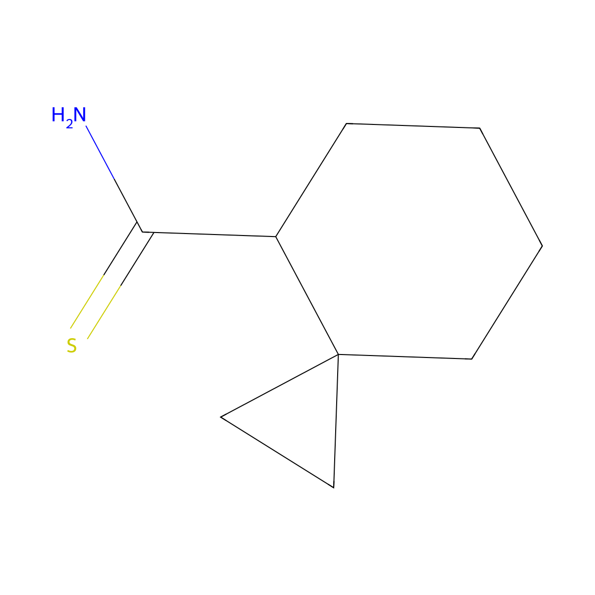 Spiro[2.5]octane-4-carbothioamide molecular structure, CAS 2059999-31-2