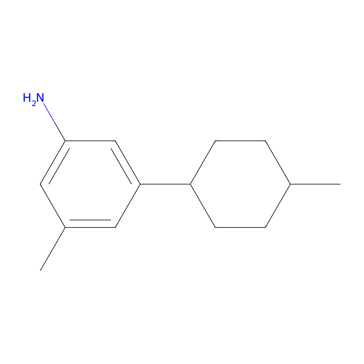3-Methyl-5-(4-methylcyclohexyl)aniline molecular structure, CAS 2059999-47-0