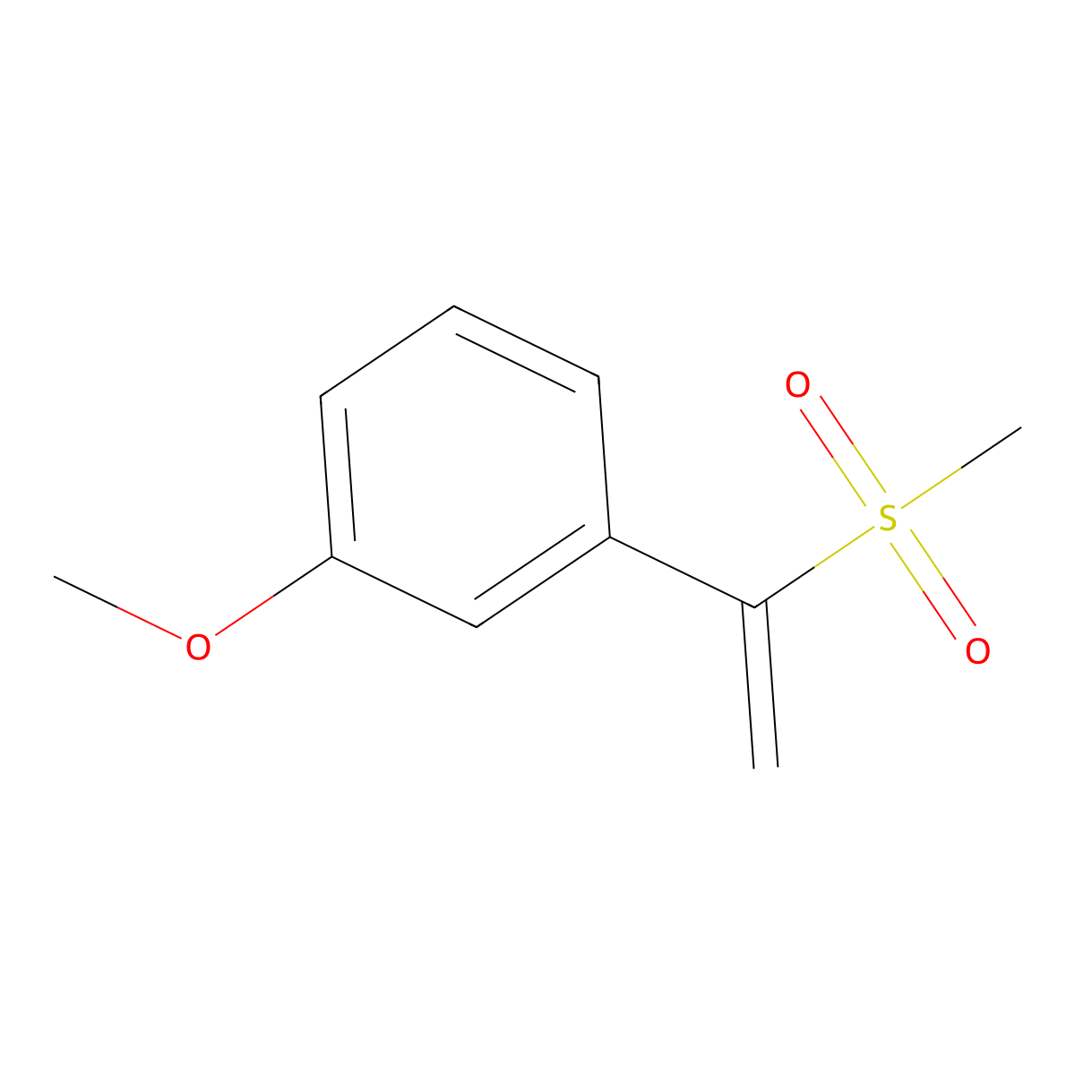 1-(1-Methanesulfonylethenyl)-3-methoxybenzene molecular structure, CAS 2059999-70-9