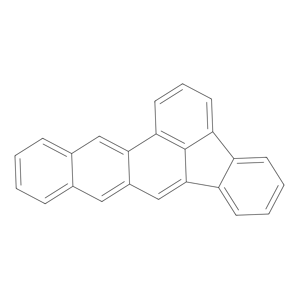 Dibenzo(e,k)acephenanthrylene molecular structure, CAS 206-06-4