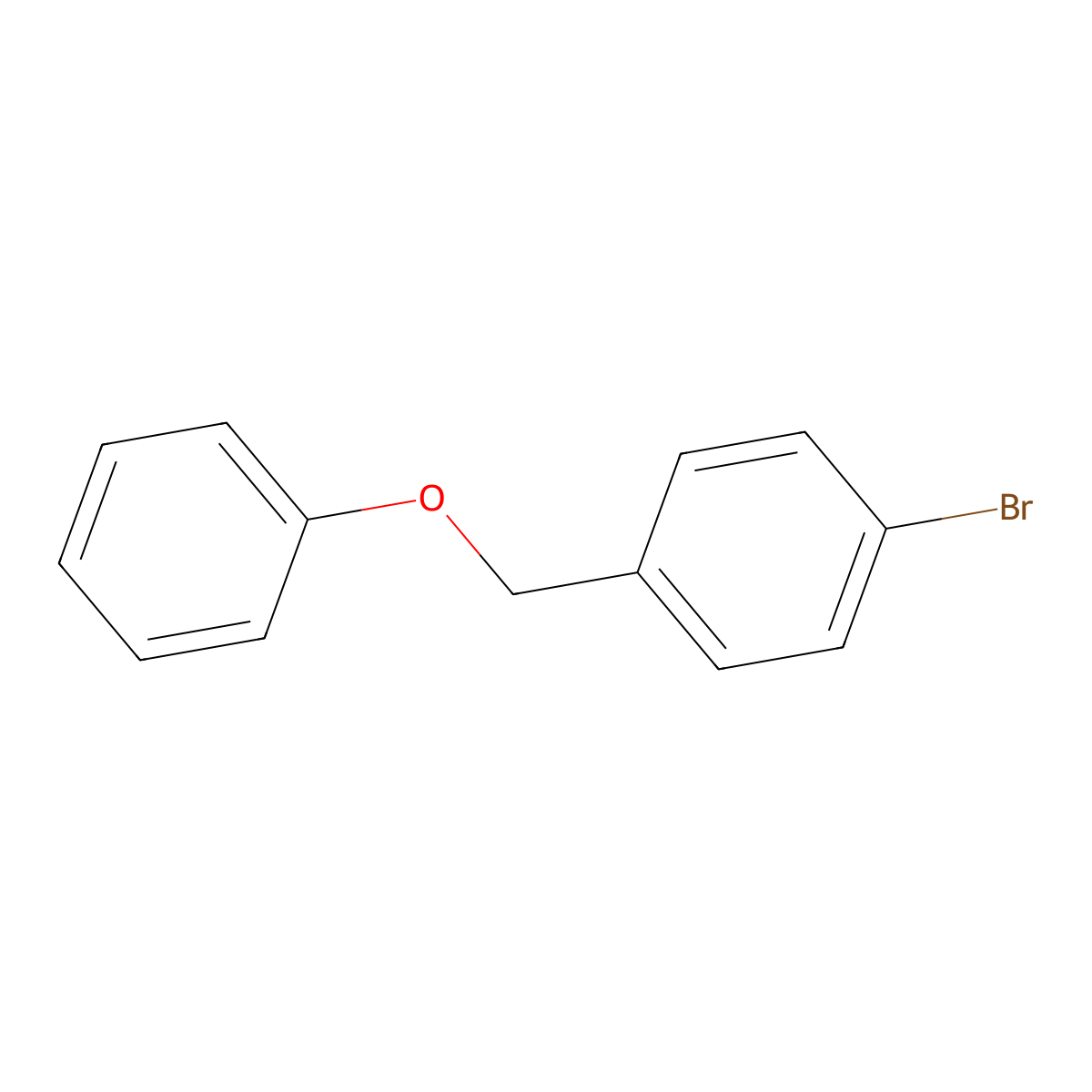 1-Bromo-4-(phenoxymethyl)benzene molecular structure, CAS 20600-22-0