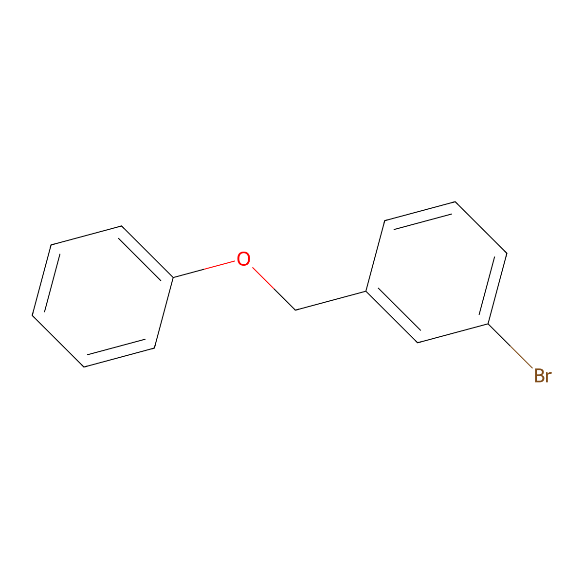 1-Bromo-3-(phenoxymethyl)benzene molecular structure, CAS 20600-29-7