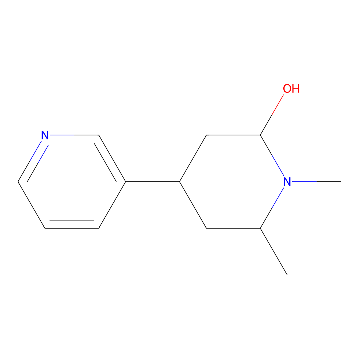1,6-Dimethyl-4-(pyridin-3-yl)piperidin-2-ol molecular structure, CAS 2060000-27-1