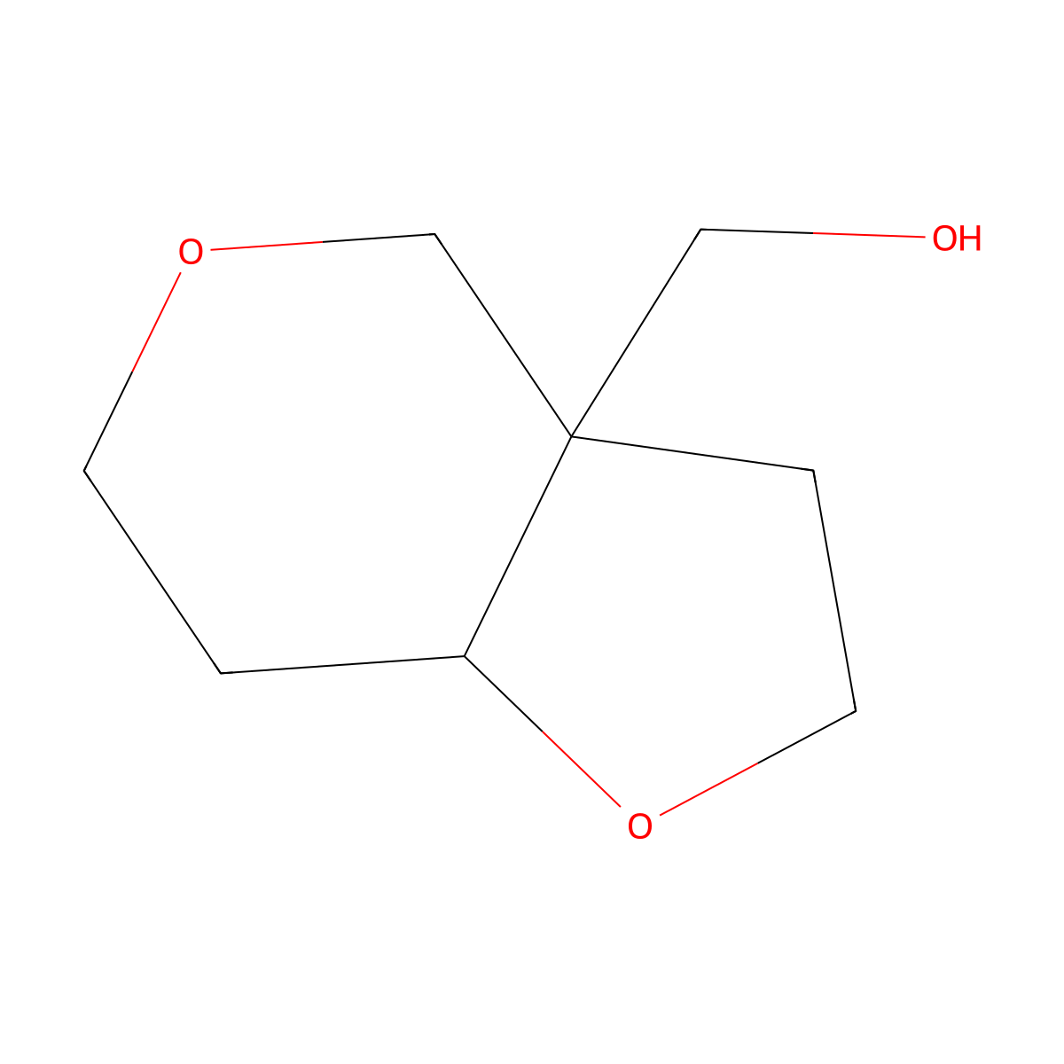 {hexahydro-2H-furo[3,2-c]pyran-3a-yl}methanol molecular structure, CAS 2060000-50-0