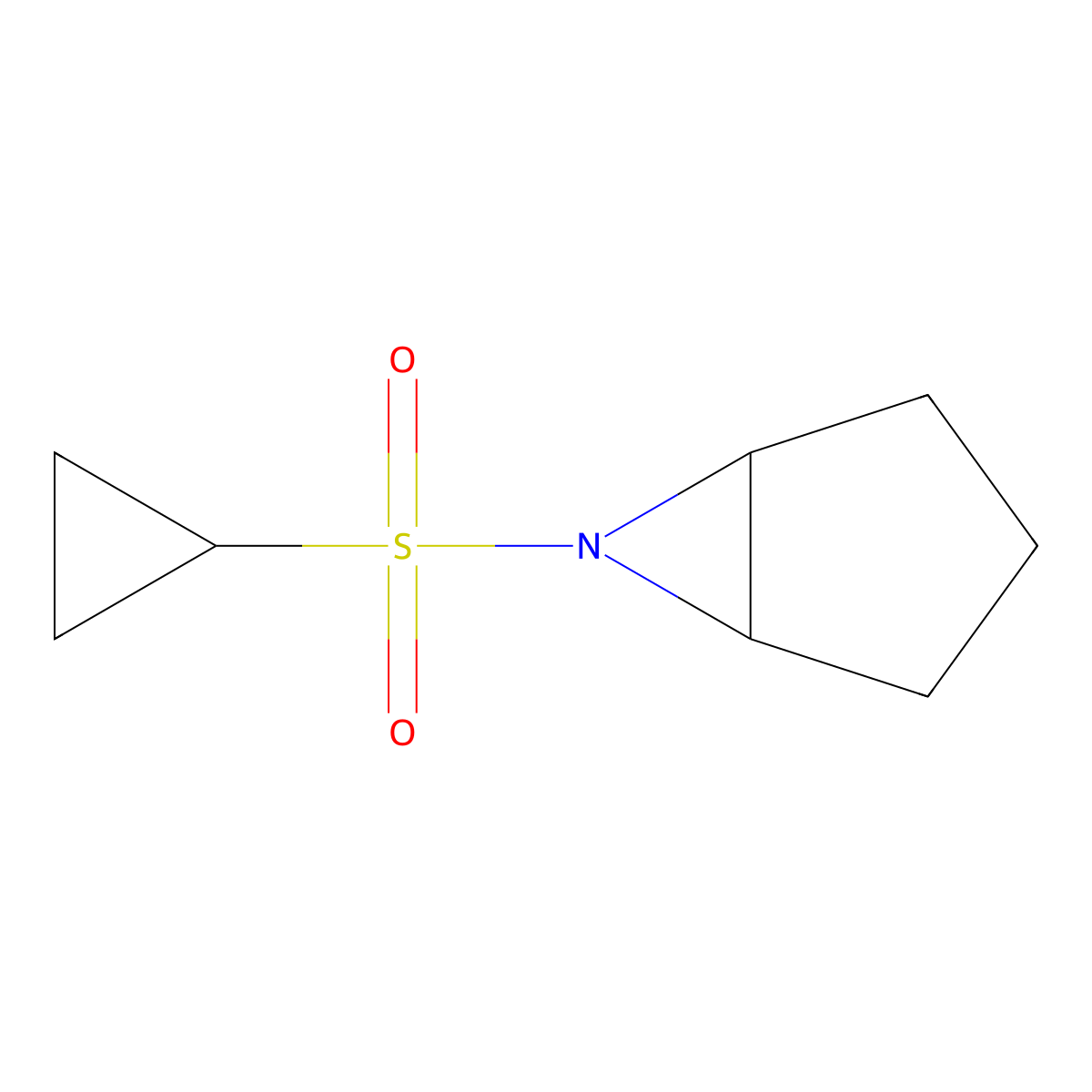 6-(Cyclopropanesulfonyl)-6-azabicyclo[3.1.0]hexane molecular structure, CAS 2060005-06-1