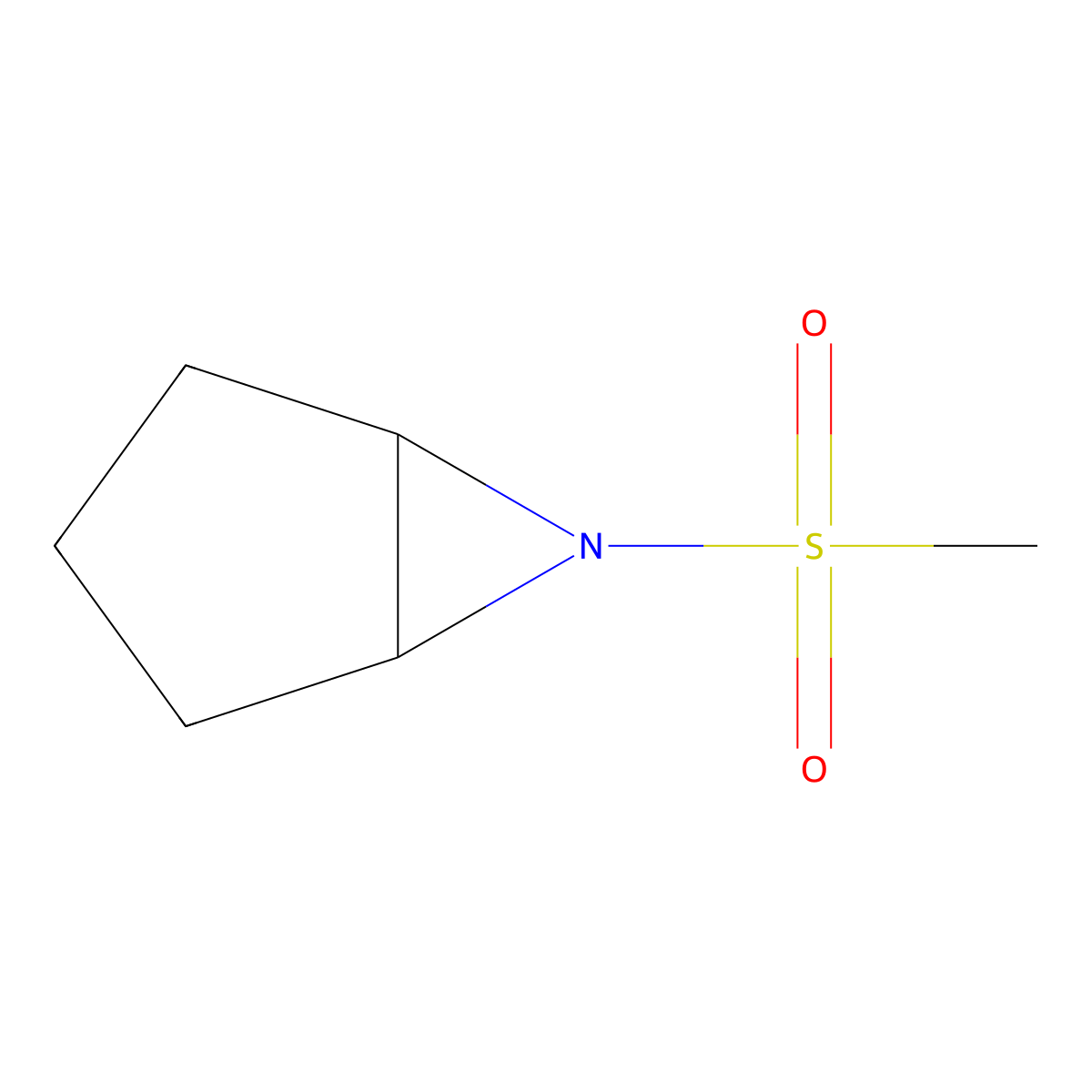 6-Methanesulfonyl-6-azabicyclo[3.1.0]hexane molecular structure, CAS 2060006-14-4