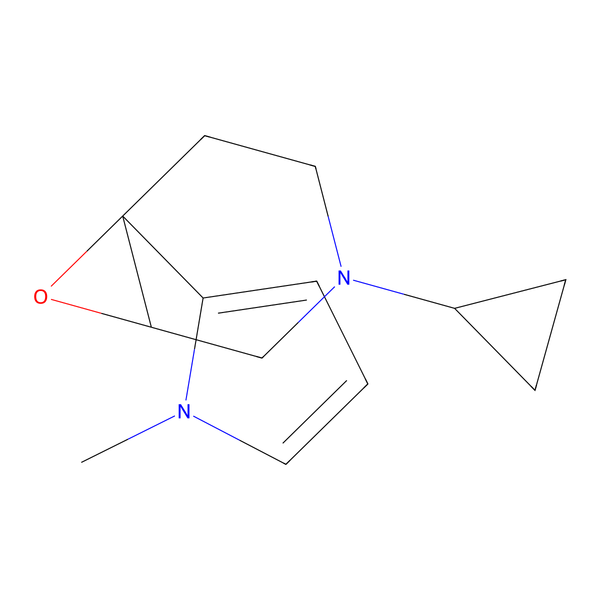 3-Cyclopropyl-6-(1-methyl-1H-pyrrol-2-yl)-7-oxa-3-azabicyclo[4.1.0]heptane molecular structure, CAS 2060007-43-2
