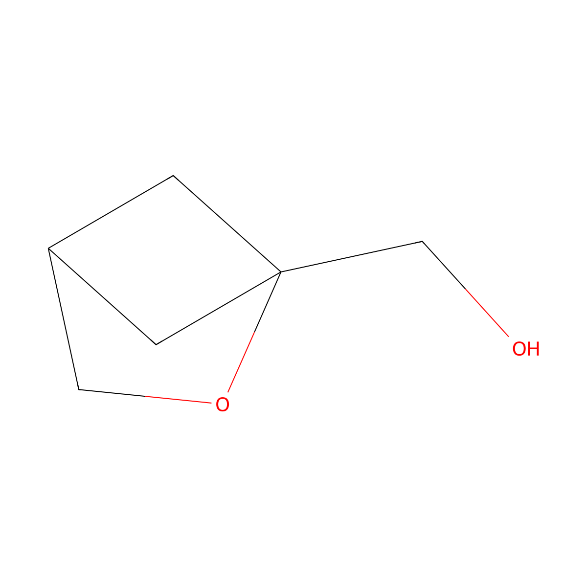 (2-Oxabicyclo(2.1.1)hexan-1-yl)methanol molecular structure, CAS 2060007-65-8