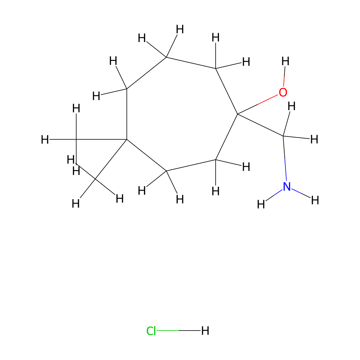 1-(Aminomethyl)-4,4-dimethylcycloheptan-1-ol hydrochloride molecular structure, CAS 2060008-16-2