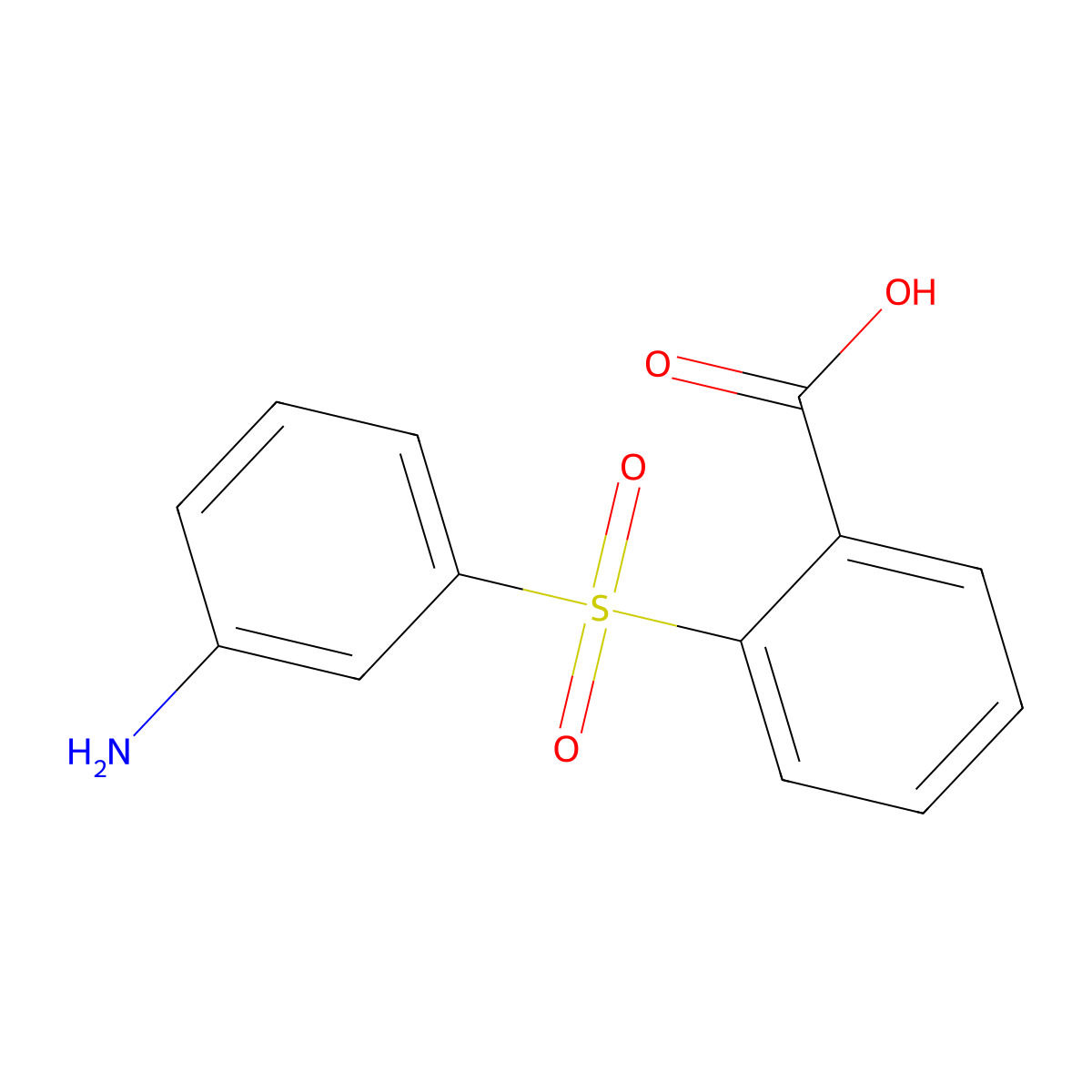 2-(3-Aminobenzenesulfonyl)benzoic acid molecular structure, CAS 2060008-42-4