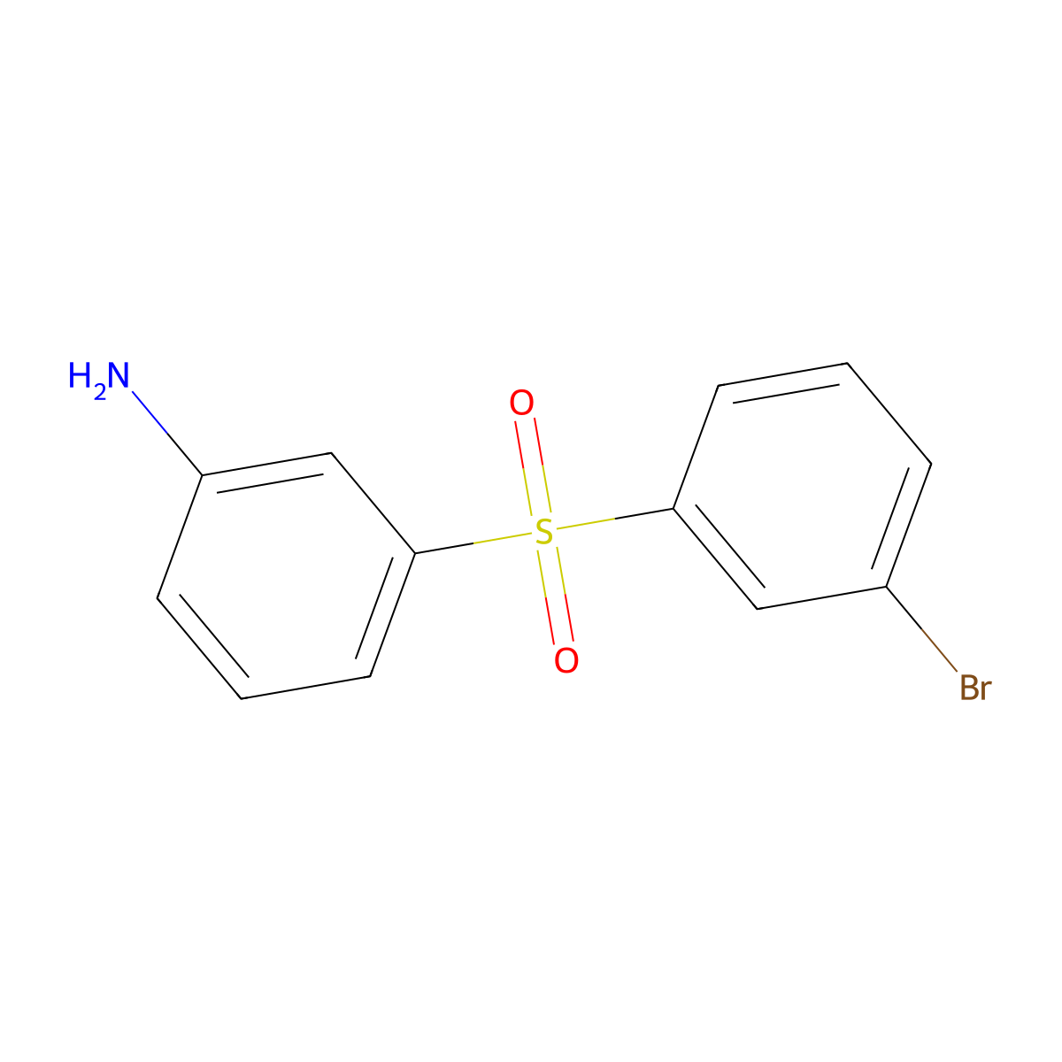 3-(3-Bromobenzenesulfonyl)aniline molecular structure, CAS 2060008-52-6
