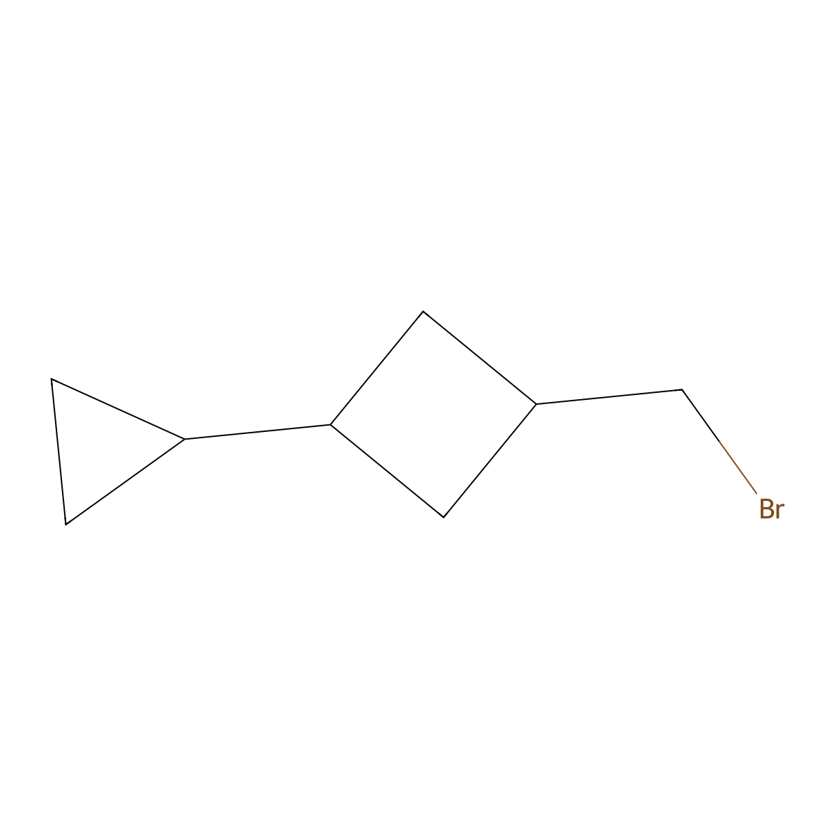 1-(Bromomethyl)-3-cyclopropylcyclobutane molecular structure, CAS 2060008-87-7