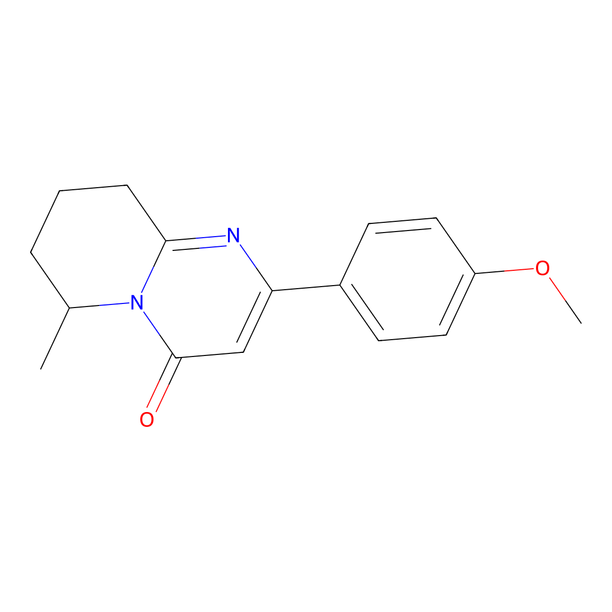 2-(4-Methoxyphenyl)-6-methyl-4H,6H,7H,8H,9H-pyrido[1,2-a]pyrimidin-4-one molecular structure, CAS 2060008-93-5