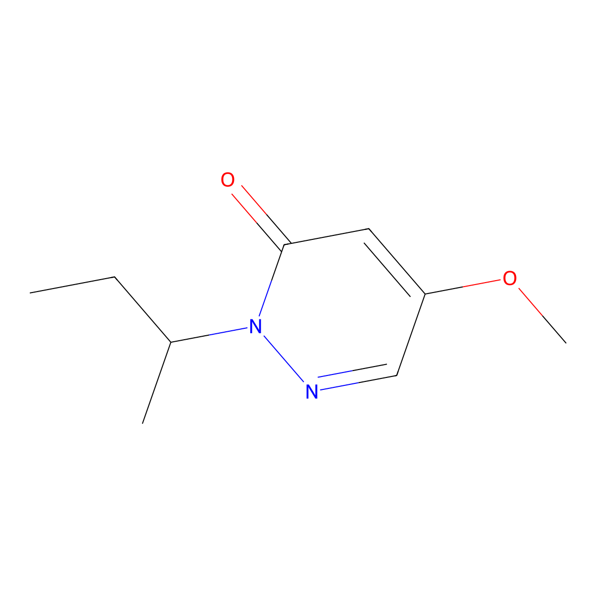 2-(Butan-2-yl)-5-methoxy-2,3-dihydropyridazin-3-one molecular structure, CAS 2060009-01-8