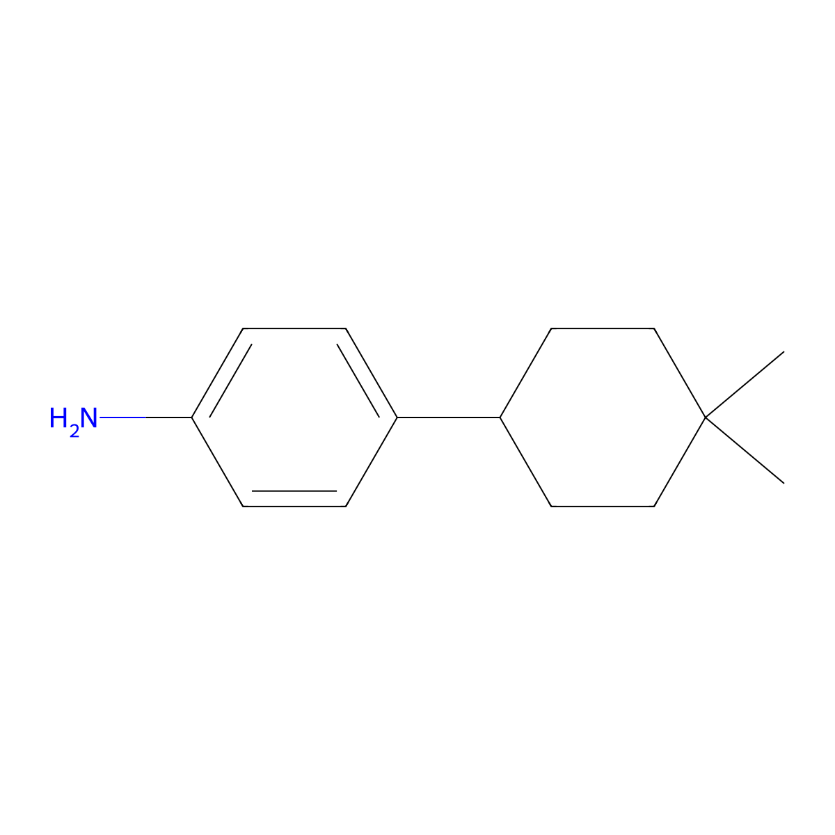 4-(4,4-Dimethylcyclohexyl)aniline molecular structure, CAS 2060009-05-2