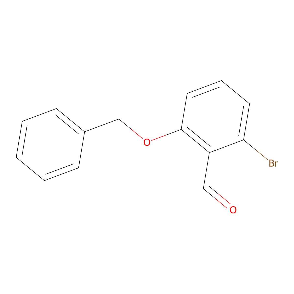 2-(Benzyloxy)-6-bromobenzaldehyde molecular structure, CAS 206002-17-7
