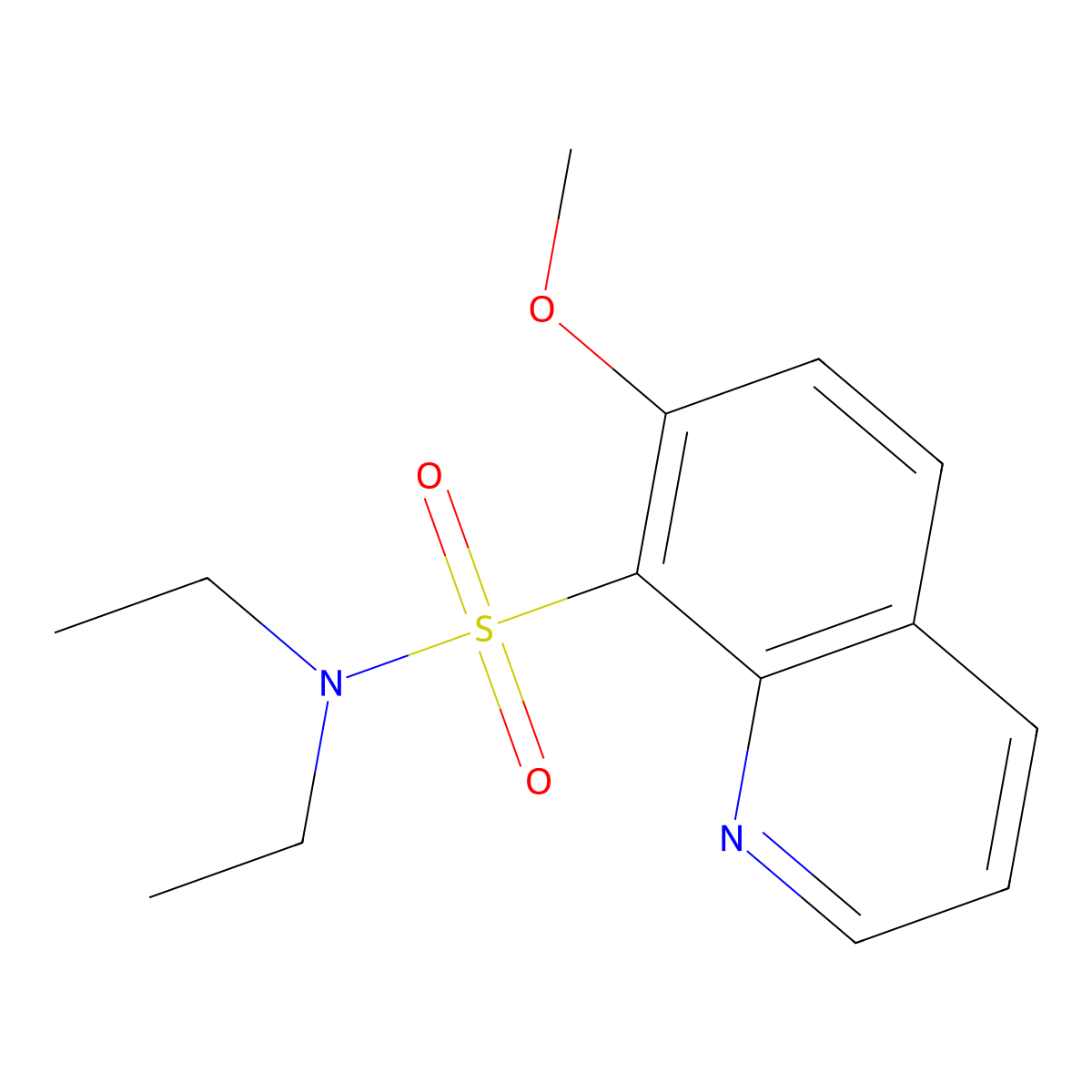 N,N-Diethyl-7-methoxyquinoline-8-sulfonamide molecular structure, CAS 2060020-06-4
