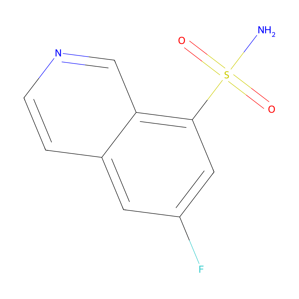 6-Fluoroisoquinoline-8-sulfonamide molecular structure, CAS 2060020-07-5