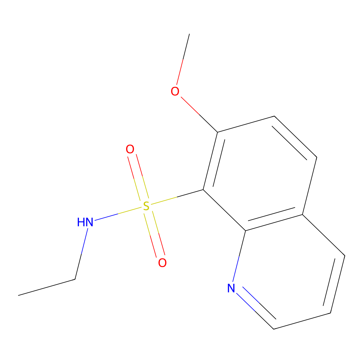 N-Ethyl-7-methoxyquinoline-8-sulfonamide molecular structure, CAS 2060020-17-7