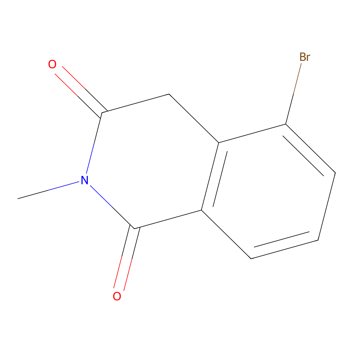 5-Bromo-2-methyl-1,2,3,4-tetrahydroisoquinoline-1,3-dione molecular structure, CAS 2060020-73-5