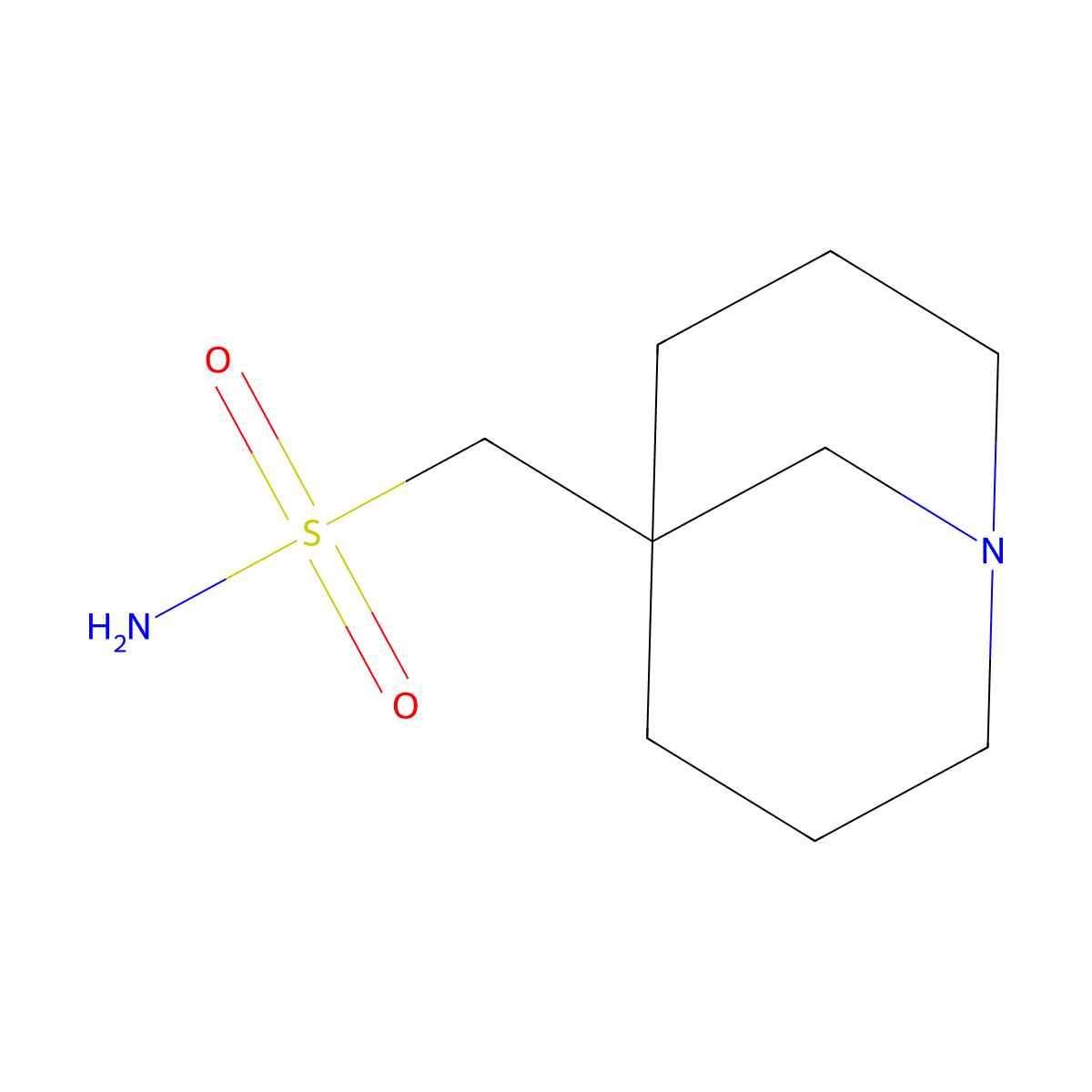 {1-Azabicyclo[3.3.1]nonan-5-yl}methanesulfonamide molecular structure, CAS 2060021-18-1