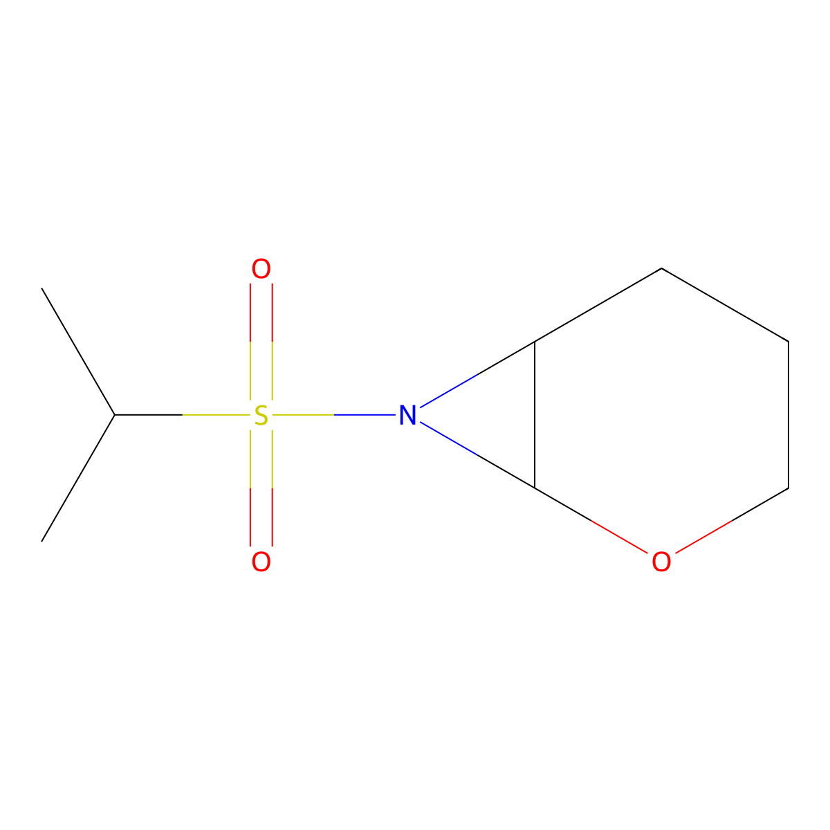 7-(Propane-2-sulfonyl)-2-oxa-7-azabicyclo[4.1.0]heptane molecular structure, CAS 2060021-45-4