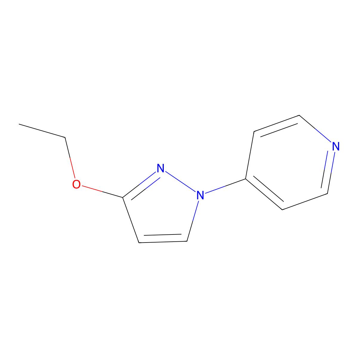 4-(3-Ethoxy-1H-pyrazol-1-yl)pyridine molecular structure, CAS 2060021-66-9