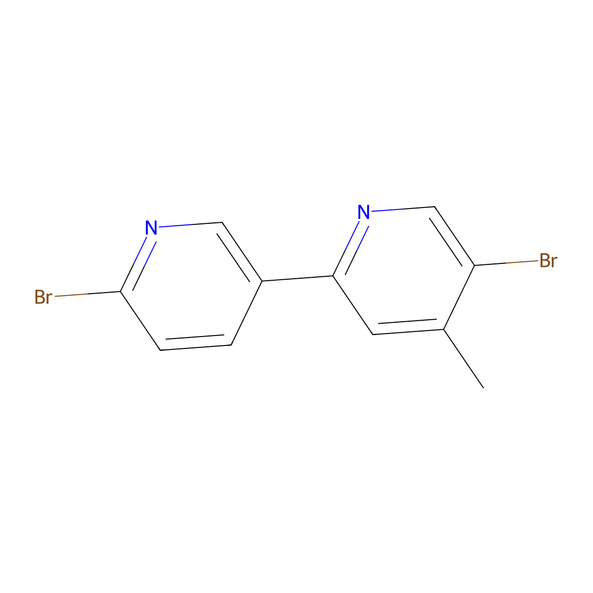 5-Bromo-2-(6-bromopyridin-3-yl)-4-methylpyridine molecular structure, CAS 2060024-65-7