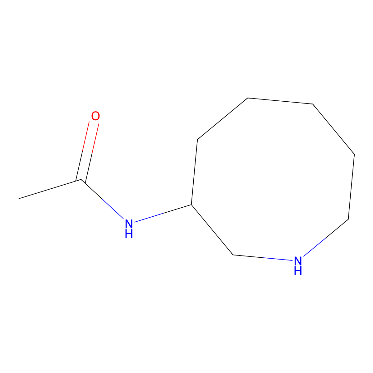 N-(Azocan-3-yl)acetamide molecular structure, CAS 2060024-72-6