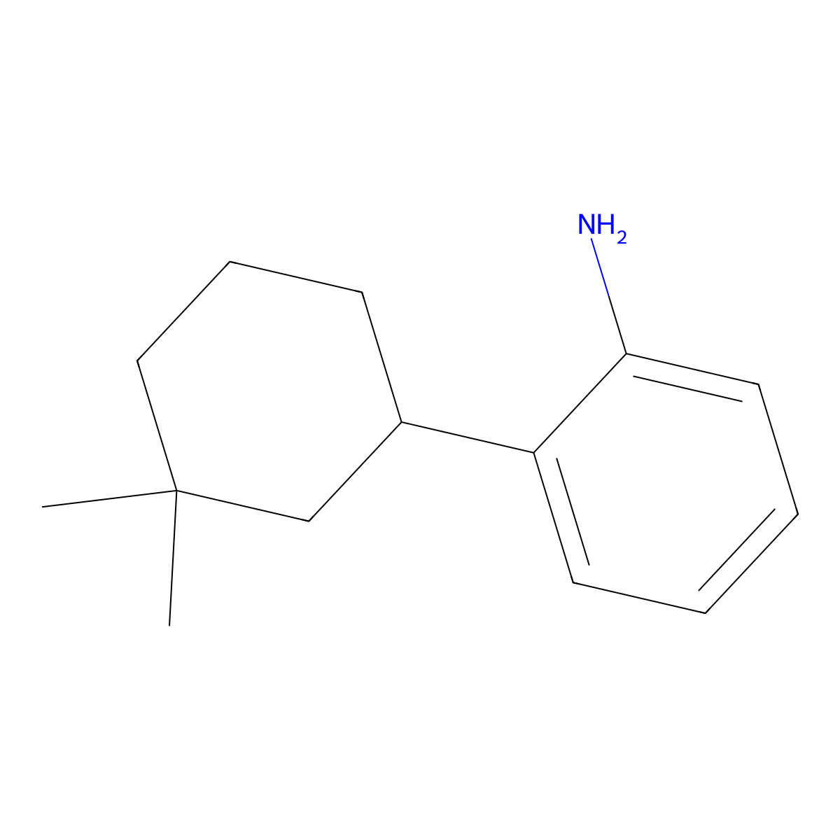2-(3,3-Dimethylcyclohexyl)aniline molecular structure, CAS 2060025-74-1