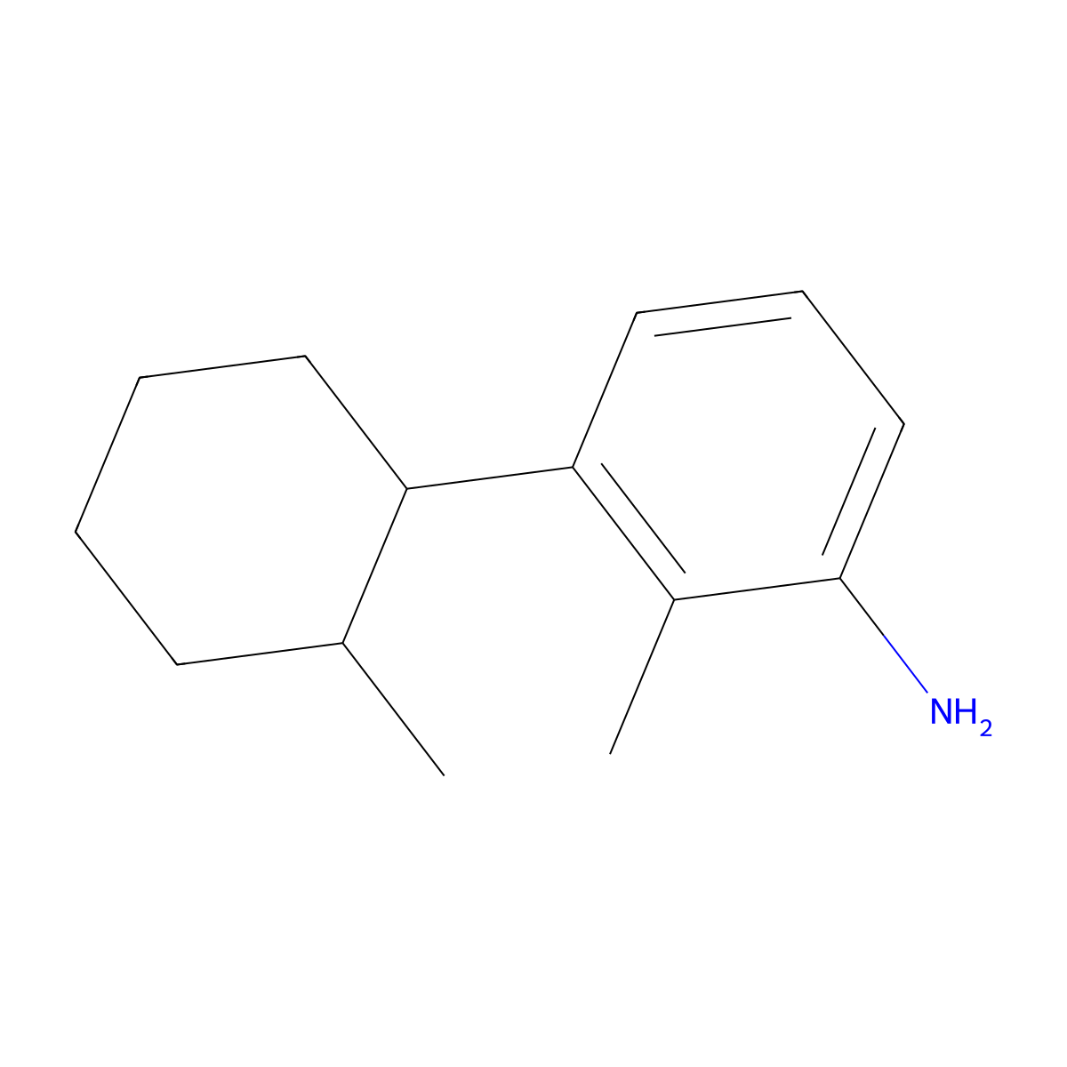 2-Methyl-3-(2-methylcyclohexyl)aniline molecular structure, CAS 2060026-02-8