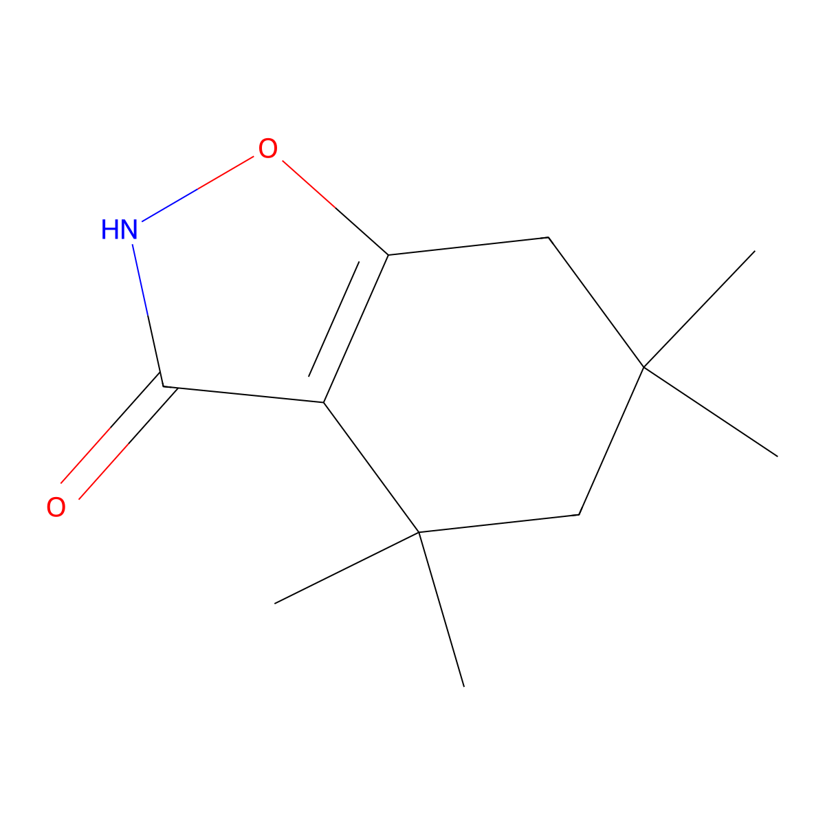 4,4,6,6-Tetramethyl-4,5,6,7-tetrahydro-1,2-benzoxazol-3-ol molecular structure, CAS 2060026-30-2
