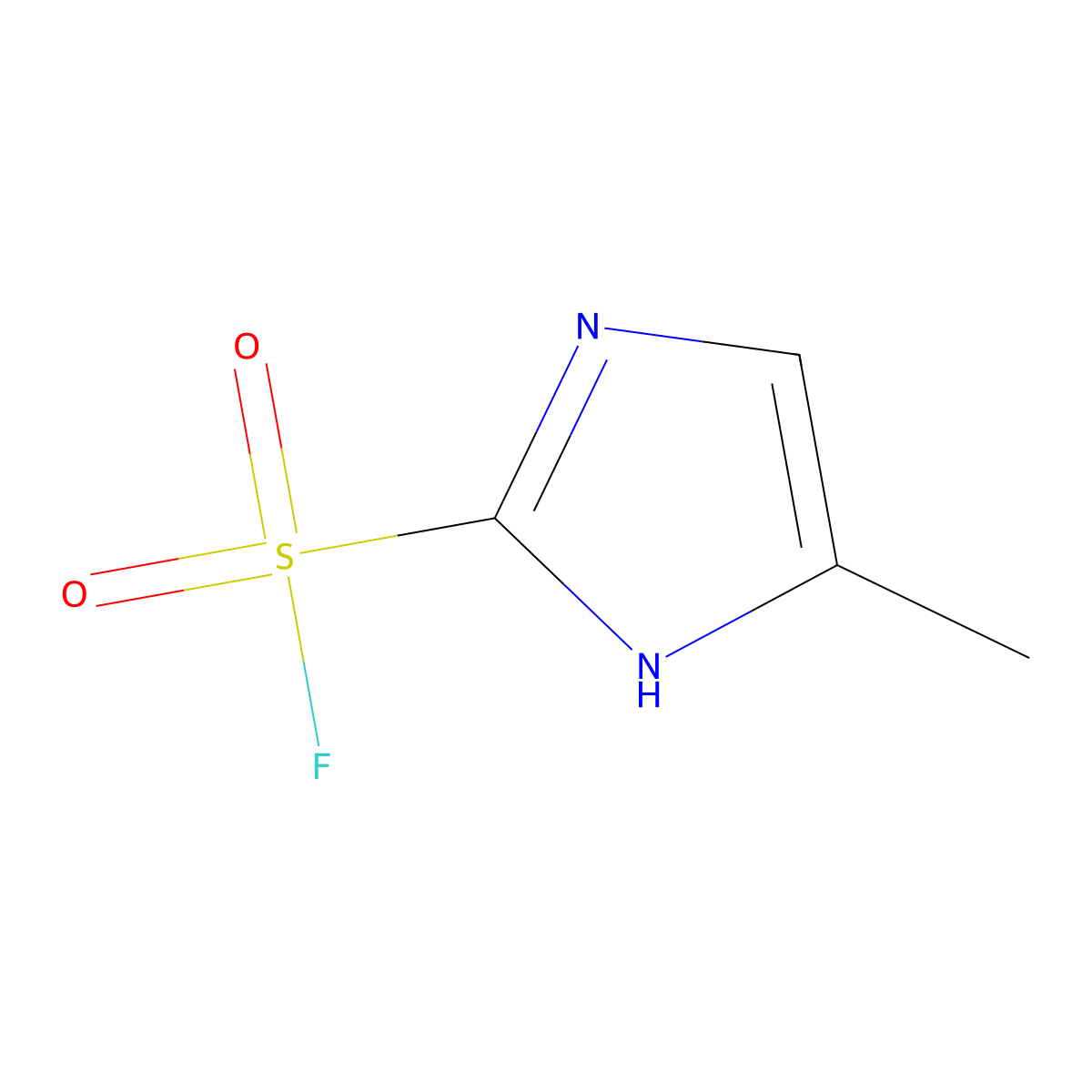 5-Methyl-1H-imidazole-2-sulfonyl fluoride molecular structure, CAS 2060026-50-6
