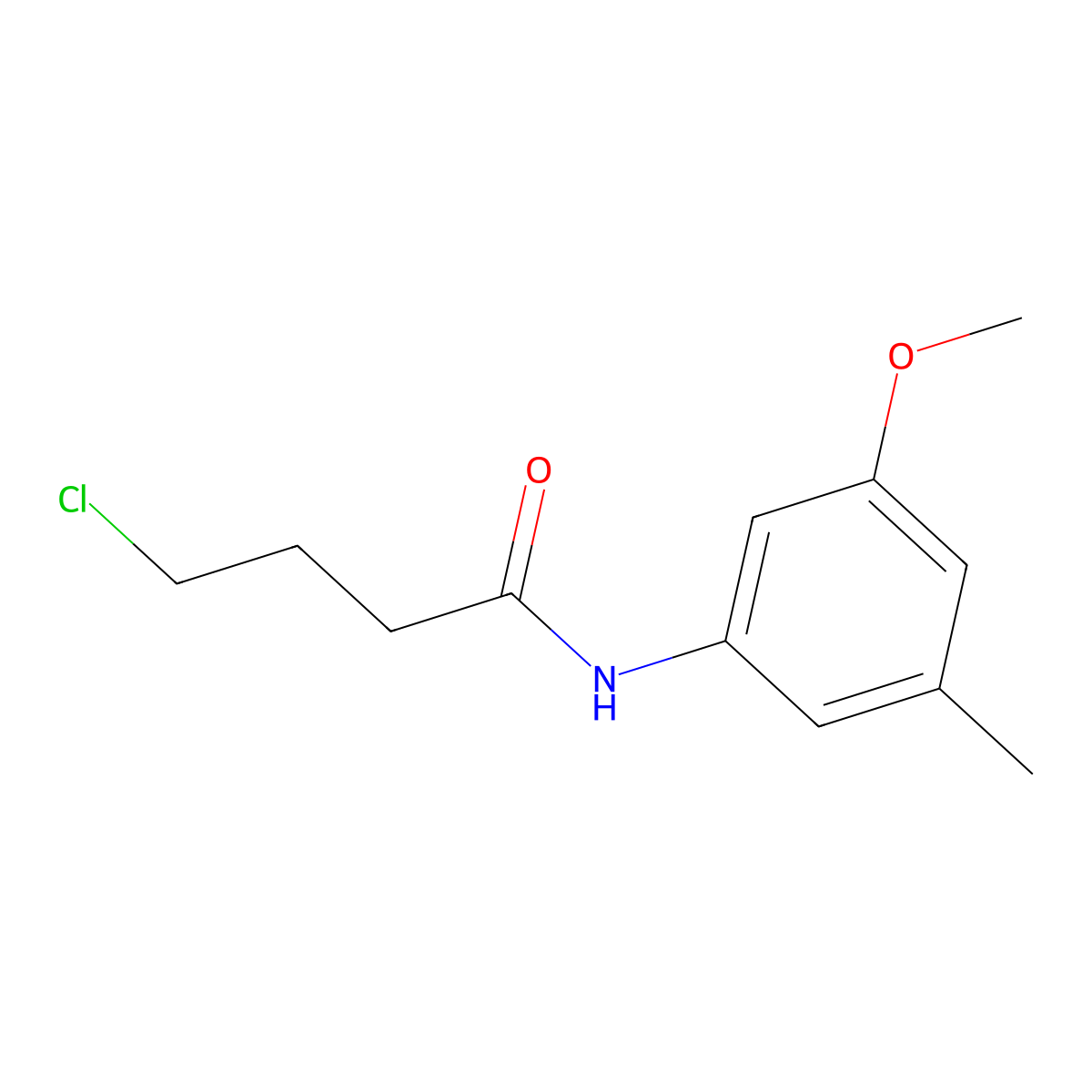 4-Chloro-N-(3-methoxy-5-methylphenyl)butanamide molecular structure, CAS 2060026-87-9