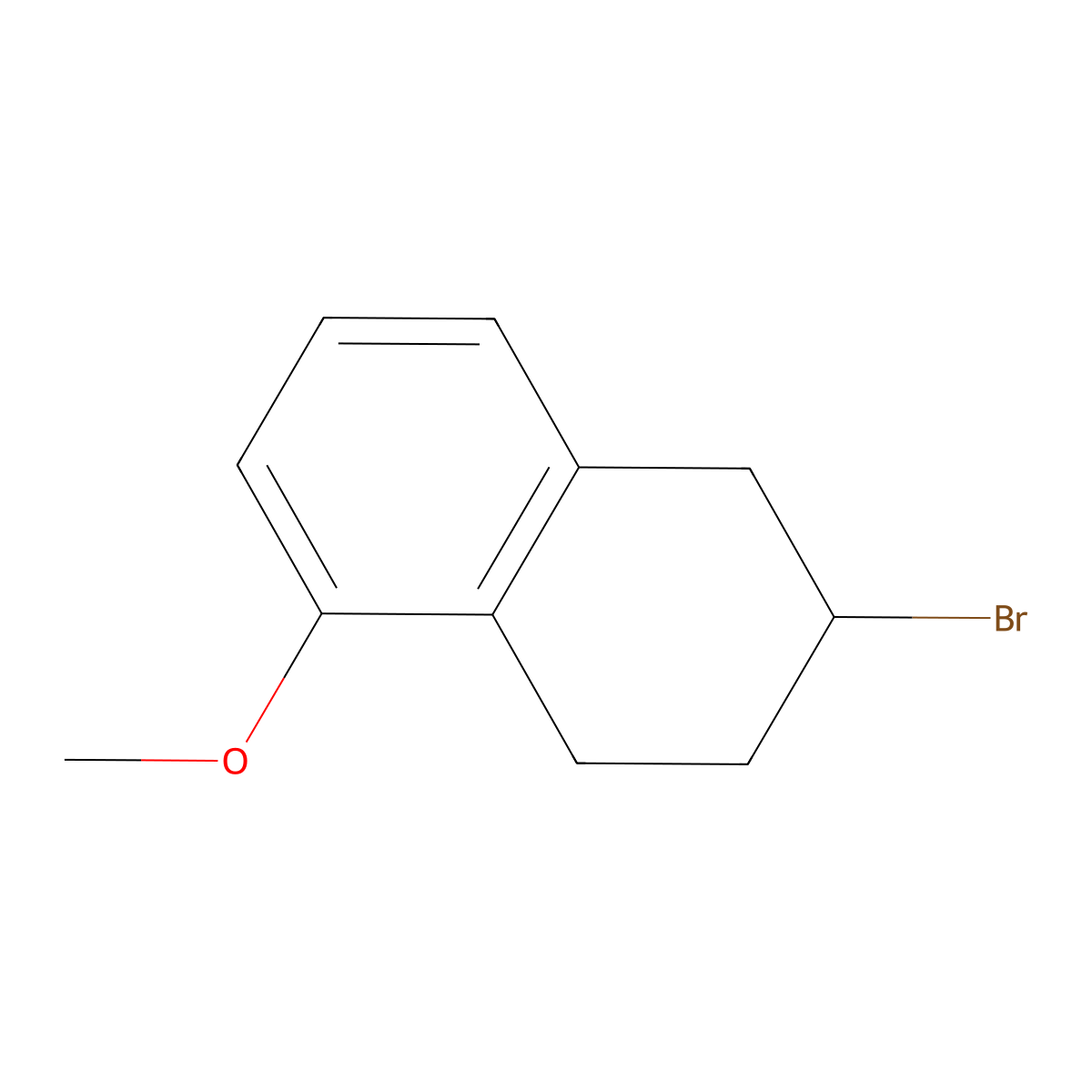 2-Bromo-5-methoxy-1,2,3,4-tetrahydronaphthalene molecular structure, CAS 2060026-89-1