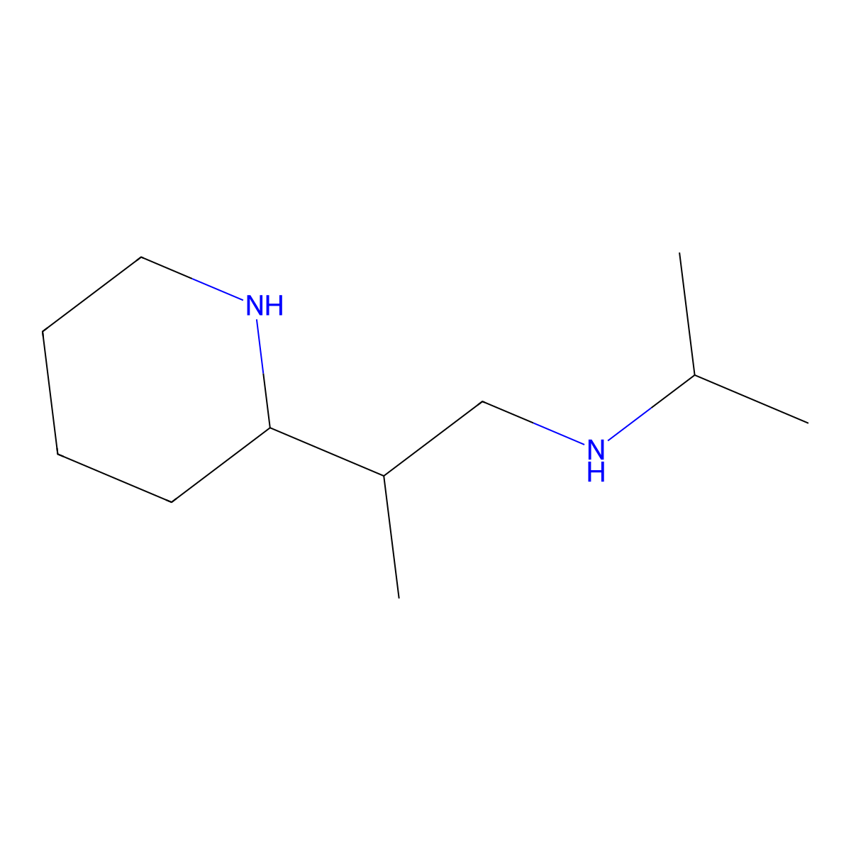 [2-(Piperidin-2-yl)propyl](propan-2-yl)amine molecular structure, CAS 2060027-34-9