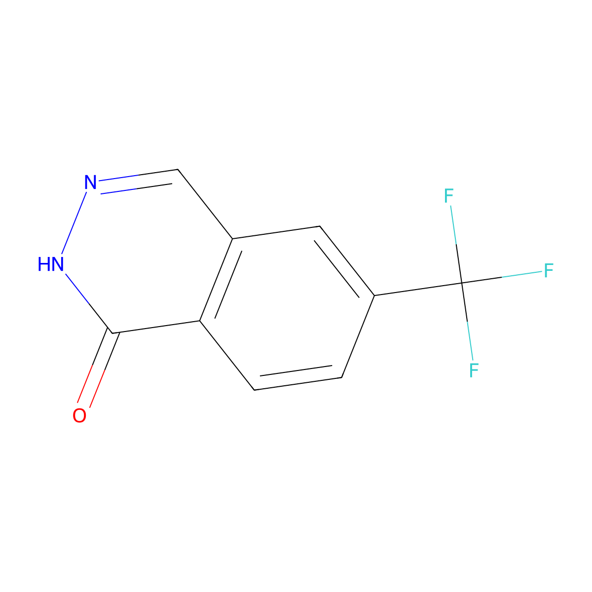 6-(Trifluoromethyl)phthalazin-1(2H)-one molecular structure, CAS 2060027-59-8