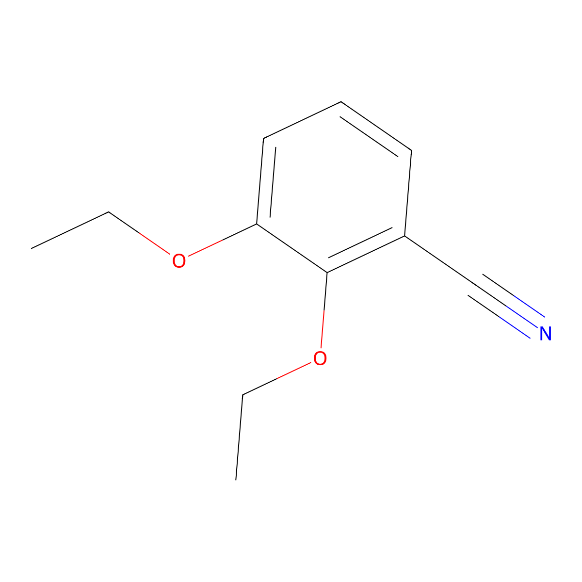 2,3-Diethoxybenzonitrile molecular structure, CAS 2060027-85-0