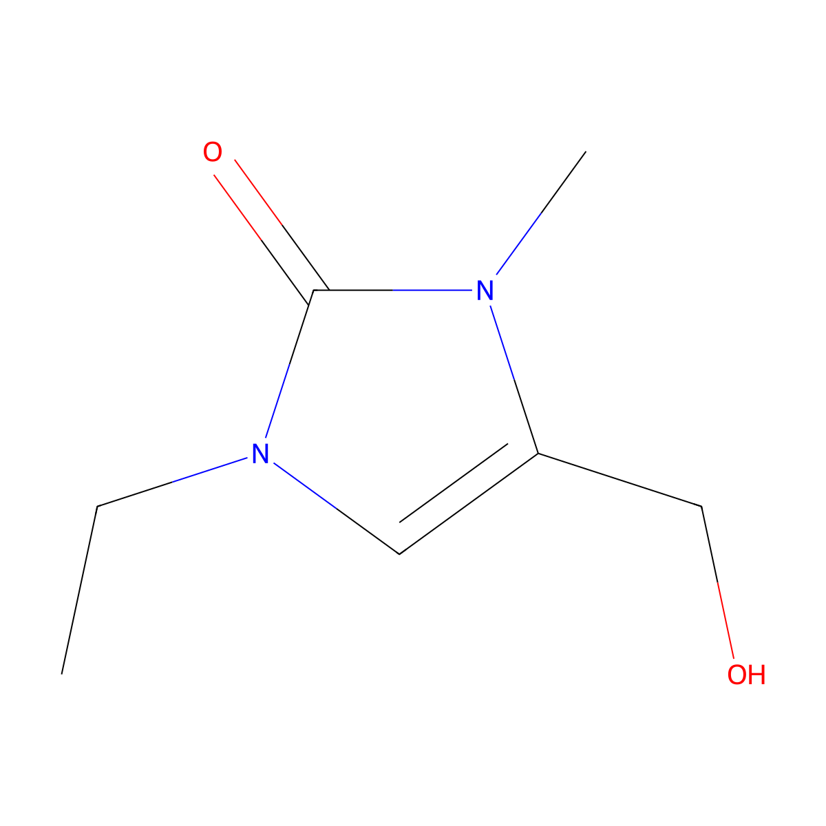 1-Ethyl-4-(hydroxymethyl)-3-methyl-2,3-dihydro-1H-imidazol-2-one molecular structure, CAS 2060027-94-1