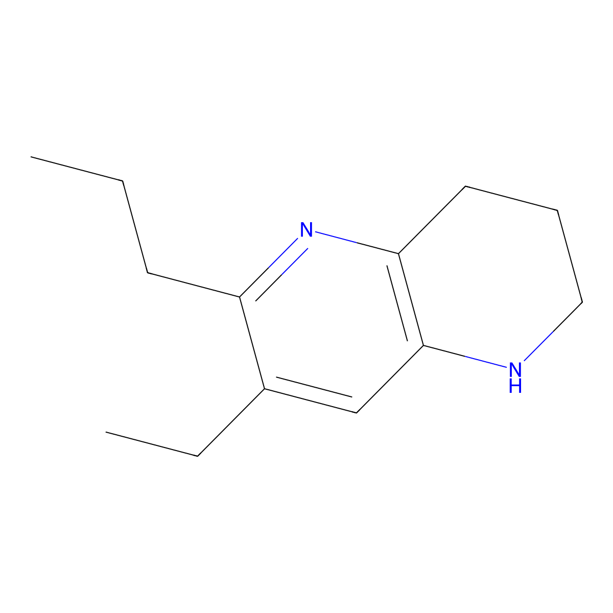 7-Ethyl-6-propyl-1,2,3,4-tetrahydro-1,5-naphthyridine molecular structure, CAS 2060028-10-4