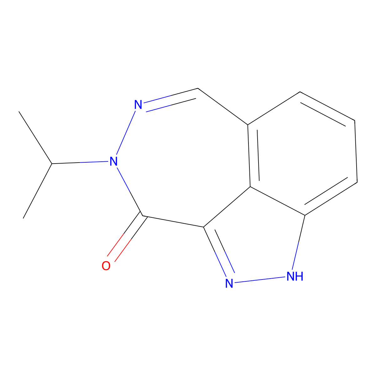 11-(Propan-2-yl)-2,3,10,11-tetraazatricyclo[6.4.1.0,4,13]trideca-1,4(13),5,7,9-pentaen-12-one molecular structure, CAS 2060028-23-9