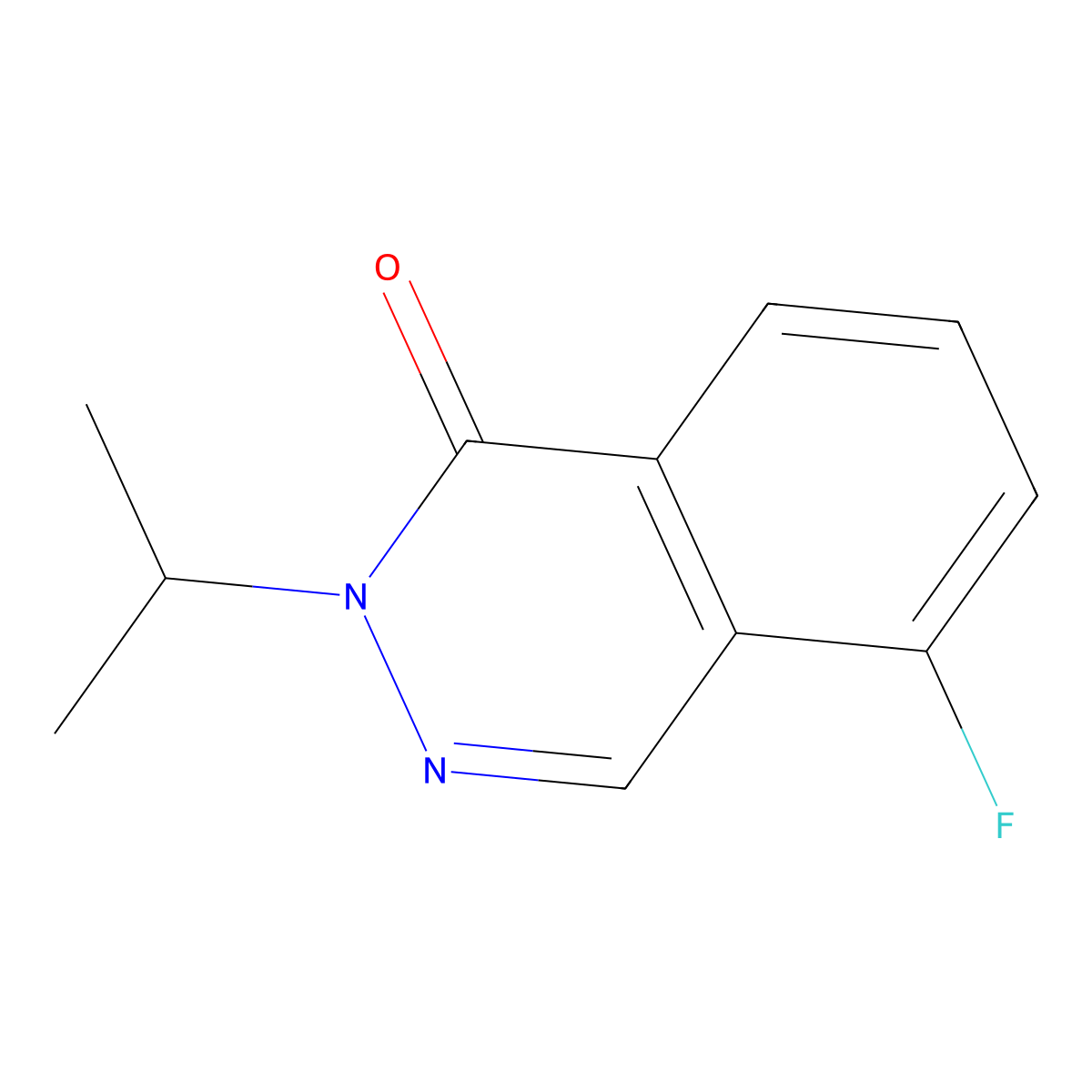 5-Fluoro-2-(propan-2-yl)-1,2-dihydrophthalazin-1-one molecular structure, CAS 2060028-28-4