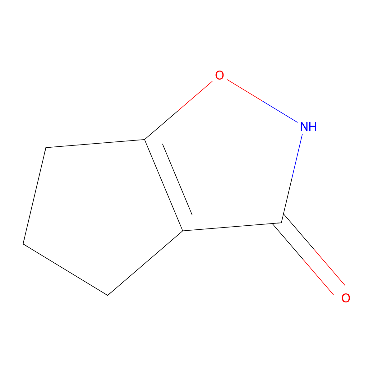 4H,5H,6H-Cyclopenta[d][1,2]oxazol-3-ol molecular structure, CAS 2060028-30-8