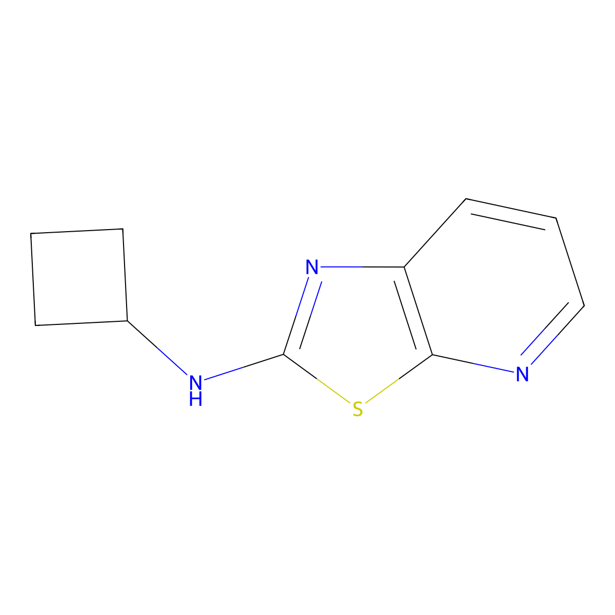 N-Cyclobutyl-[1,3]thiazolo[5,4-b]pyridin-2-amine molecular structure, CAS 2060028-35-3