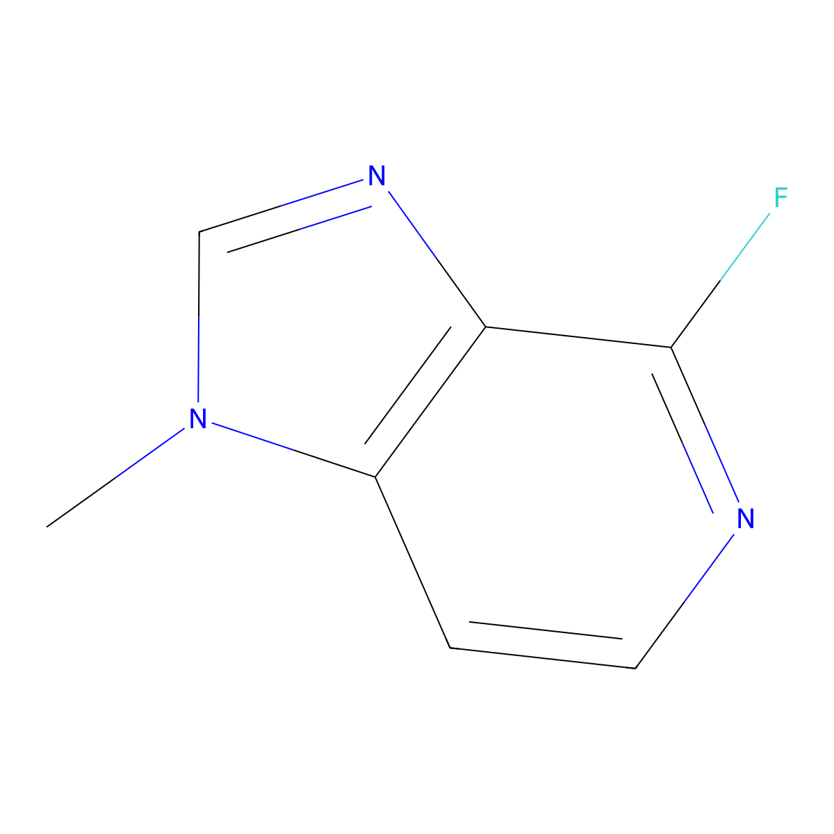 4-Fluoro-1-methyl-1H-imidazo[4,5-c]pyridine molecular structure, CAS 2060028-50-2